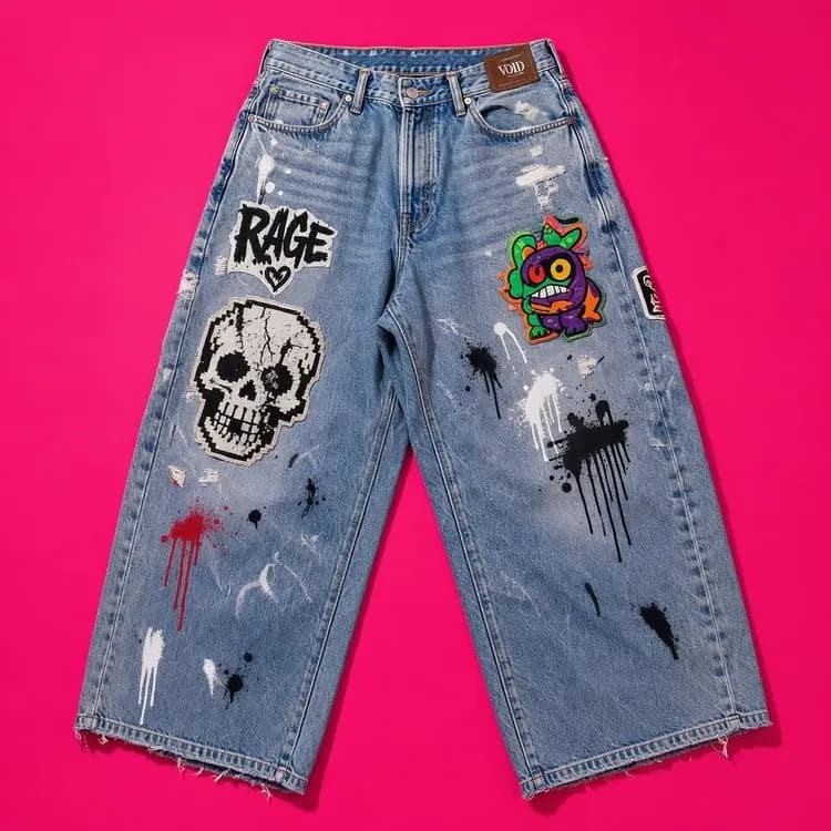 Bagpay Baggy Wide-Leg Jeans