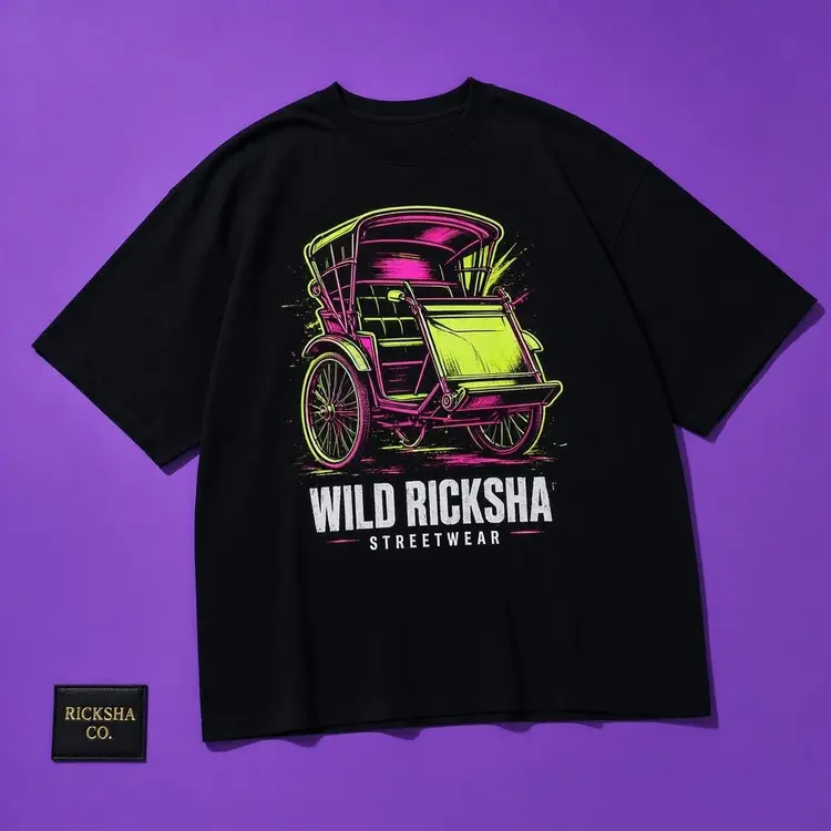 Neon Rickshaw Graphic Tee